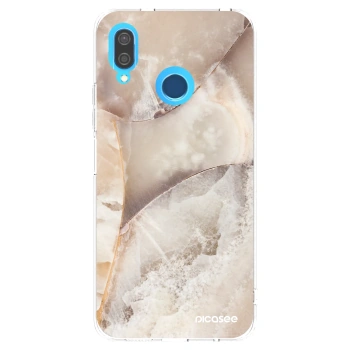 Picasee silikonowe przeźroczyste etui na Huawei P20 Lite - Cream marble