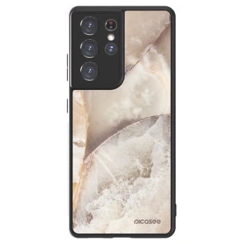 Picasee ULTIMATE CASE na Samsung Galaxy S21 Ultra 5G G998B - Cream marble