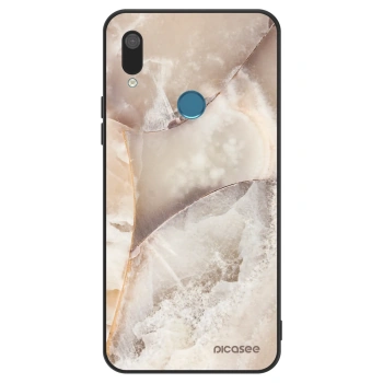 Etui na Huawei Y7 2019 - Cream marble