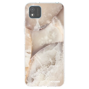 Picasee silikonowe przeźroczyste etui na Realme C11 (2021) - Cream marble