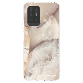 Picasee silikonowe przeźroczyste etui na OPPO A94 5G - Cream marble