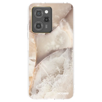 Picasee silikonowe przeźroczyste etui na Xiaomi Poco X5 Pro - Cream marble