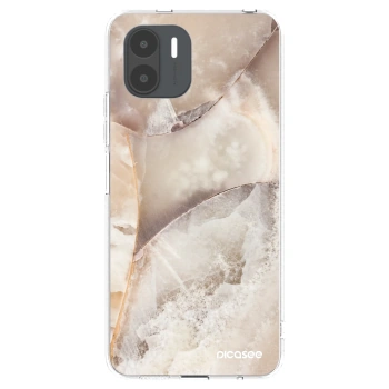 Picasee silikonowe przeźroczyste etui na Xiaomi Redmi A2 - Cream marble