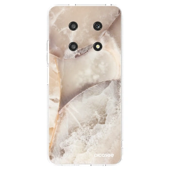 Picasee silikonowe przeźroczyste etui na Honor Magic4 Lite 5G - Cream marble