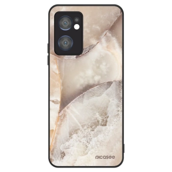Etui na OPPO Reno 7 5G - Cream marble