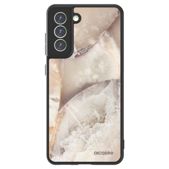 Picasee ULTIMATE CASE PowerShare pro Samsung Galaxy S21 FE 5G - Cream marble