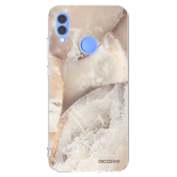 Picasee silikonowe przeźroczyste etui na Huawei P Smart 2019 - Cream marble