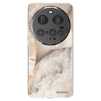 Picasee silikonowe przeźroczyste etui na Xiaomi 15 Ultra - Cream marble
