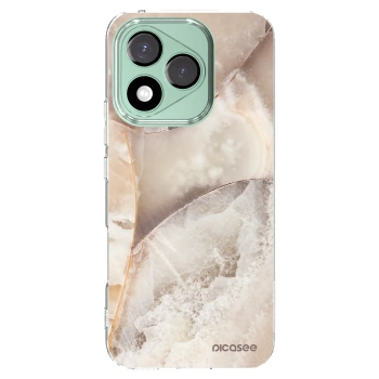 Picasee silikonowe przeźroczyste etui na Honor 400 Lite 5G - Cream marble