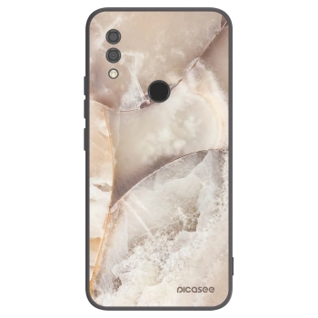 Picasee silikonowe czarne etui na Xiaomi Redmi 7 - Cream marble