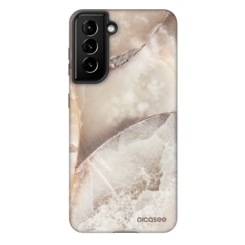 Etui na Samsung Galaxy S21 FE 5G - Cream marble