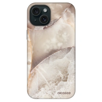 Picasee Fashion Case MagSafe na Apple iPhone 15 - Cream marble
