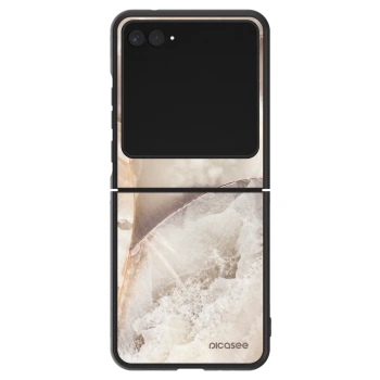 Etui na Motorola Razr 60 - Cream marble