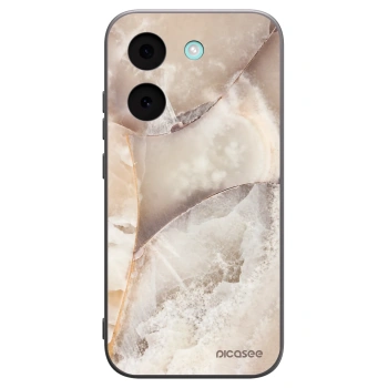 Picasee silikonowe czarne etui na Xiaomi Poco X8 Pro - Cream marble