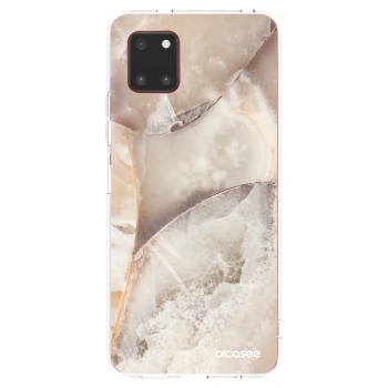 Picasee silikonowe przeźroczyste etui na Samsung Galaxy Note 10 Lite N770F - Cream marble