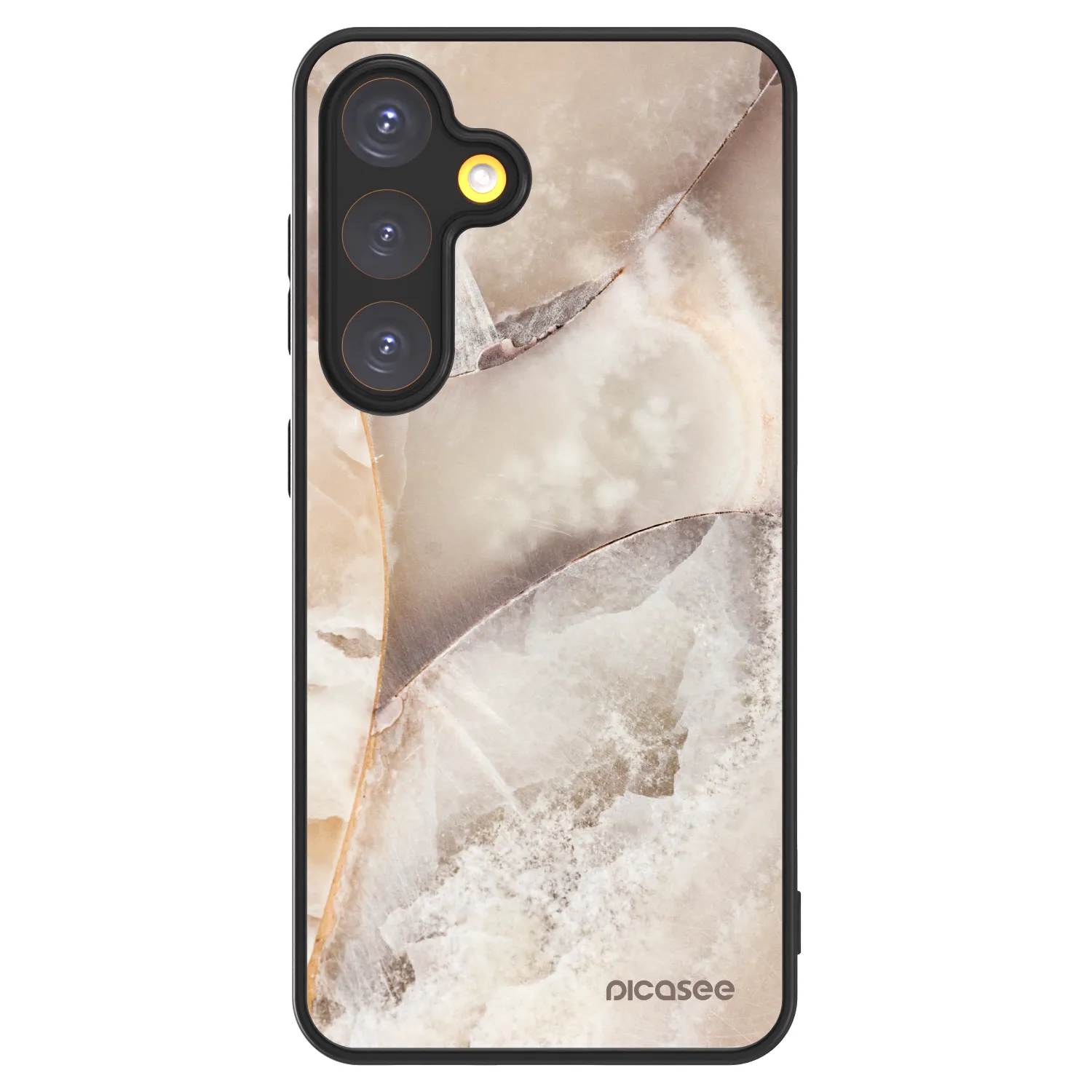 Picasee ULTIMATE CASE PowerShare pro Samsung Galaxy S24 S921B 5G - Cream marble