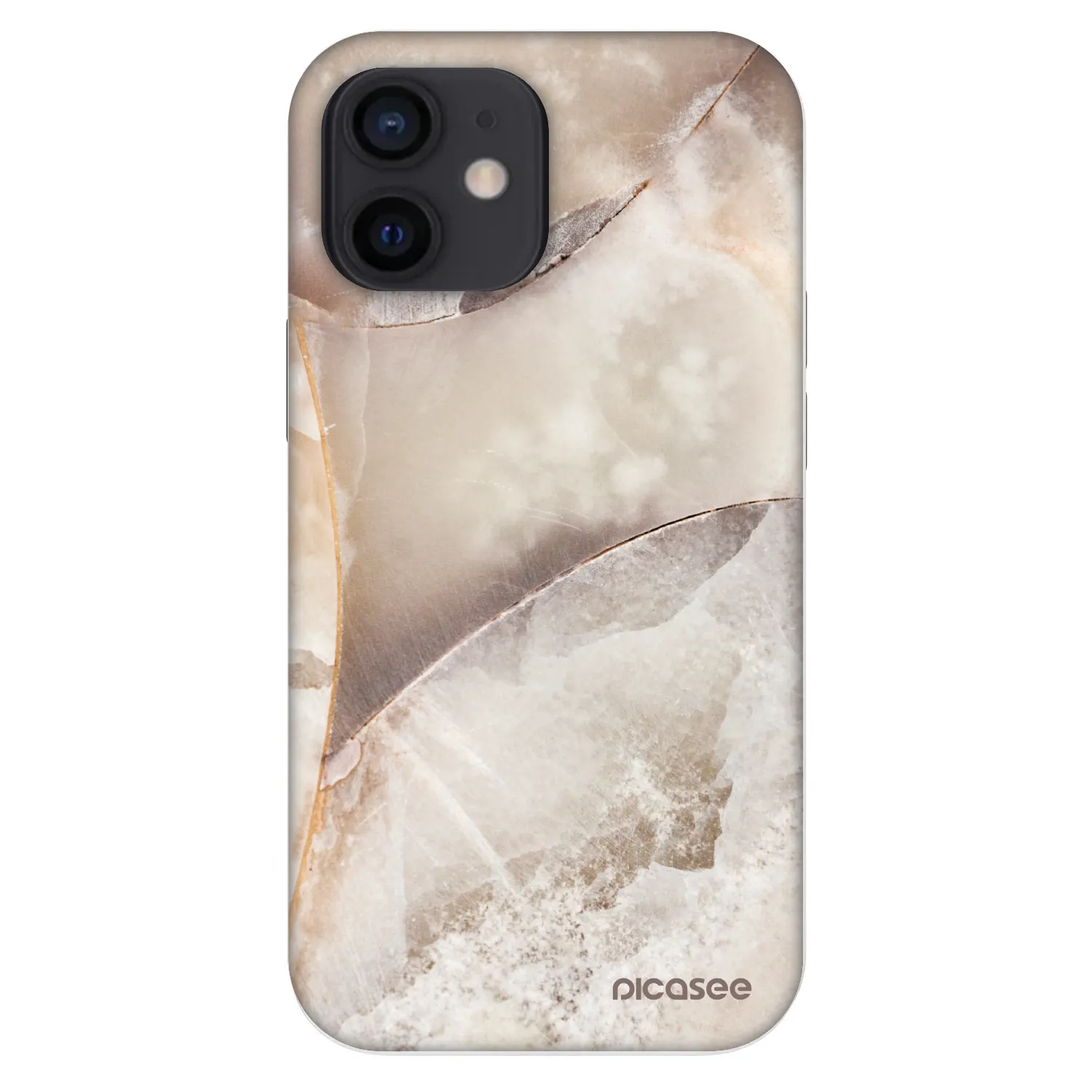 Picasee Fashion Case na Apple iPhone 12 mini - Cream marble