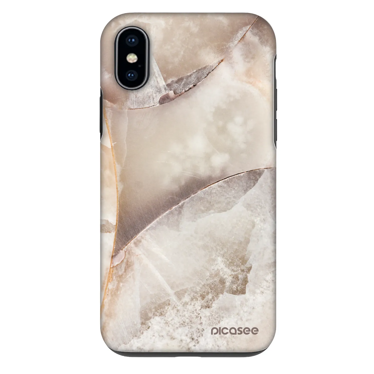 Picasee Fashion Case na Apple iPhone X/XS - Cream marble