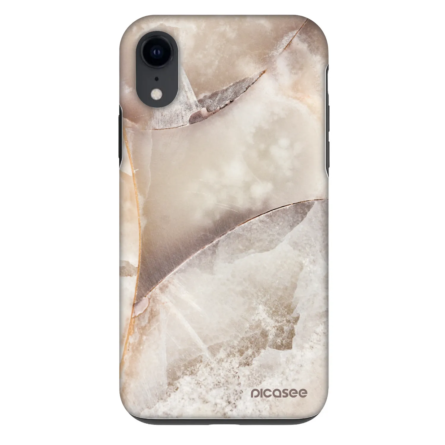 Picasee Fashion Case na Apple iPhone XR - Cream marble