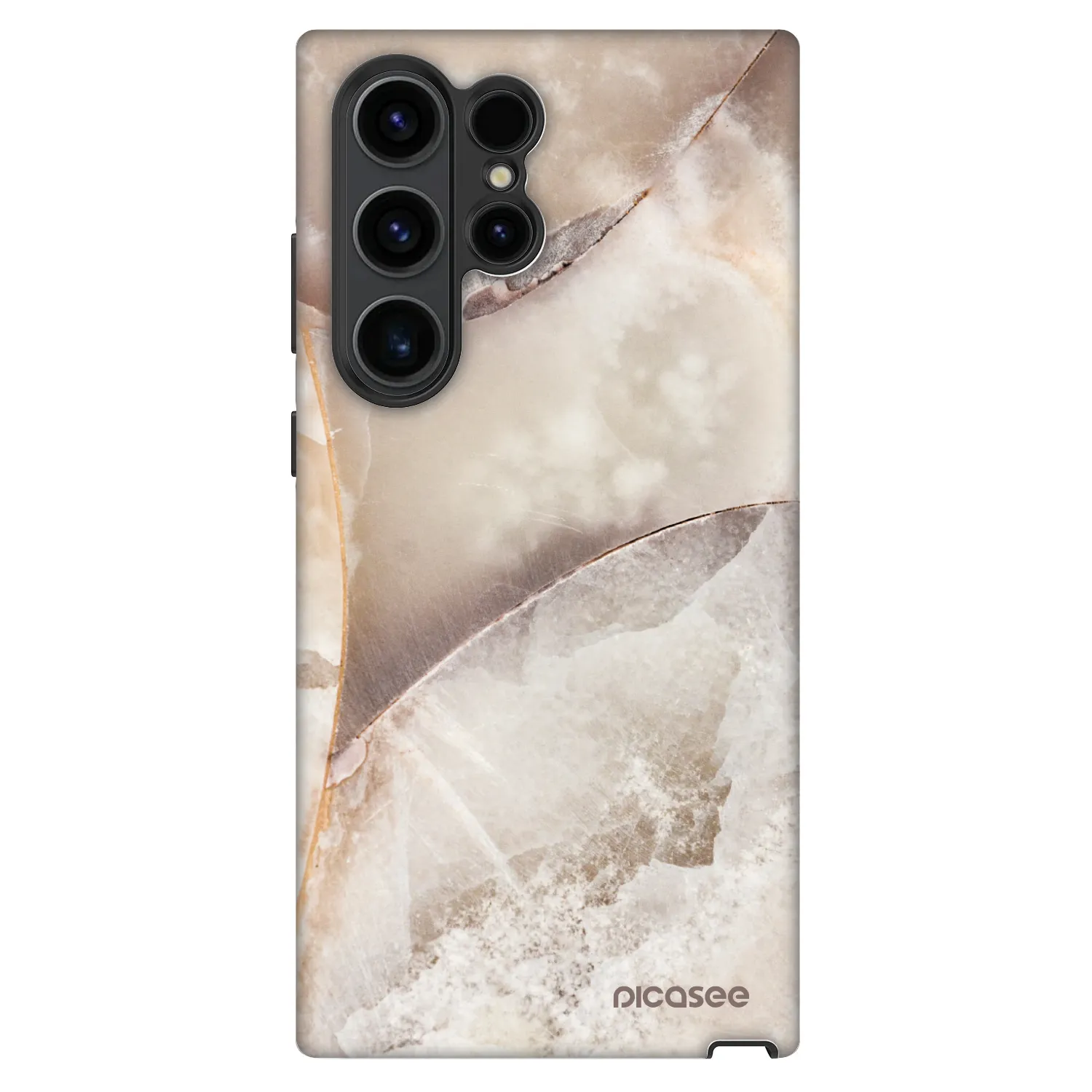 Picasee Fashion Case na Samsung Galaxy S23 Ultra 5G - Cream marble