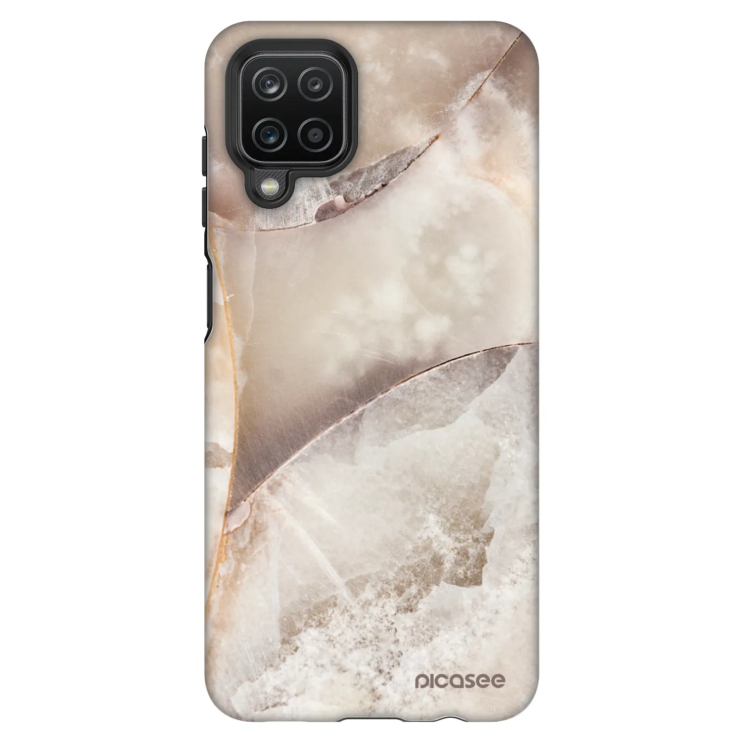 Picasee Fashion Case na Samsung Galaxy A12 A125F - Cream marble