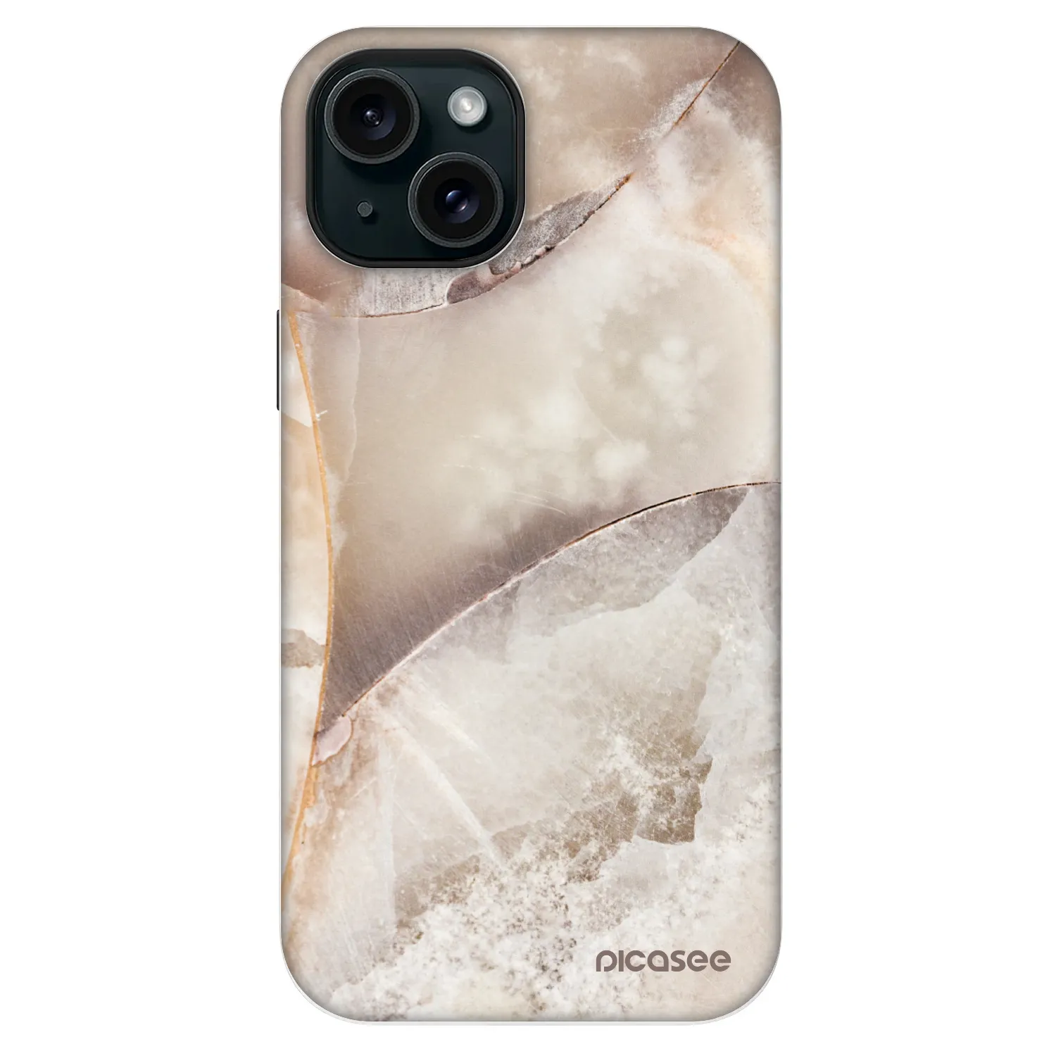 Picasee Fashion Case MagSafe na Apple iPhone 13 - Cream marble