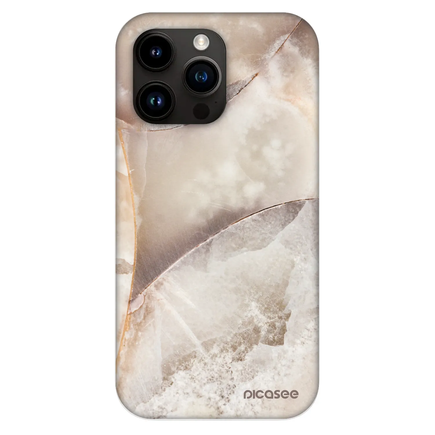 Picasee Fashion Case MagSafe na Apple iPhone 13 Pro - Cream marble