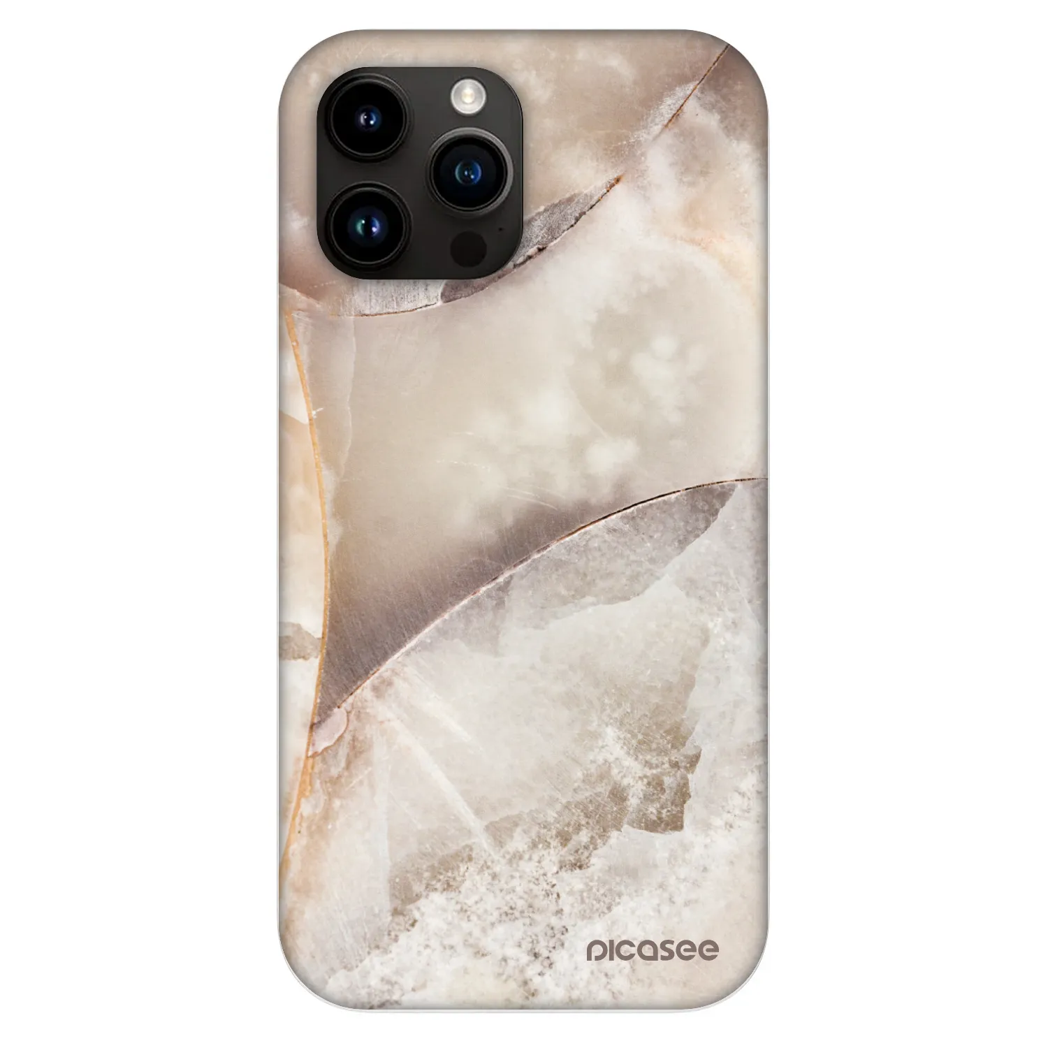Picasee Fashion Case MagSafe na Apple iPhone 13 Pro Max - Cream marble