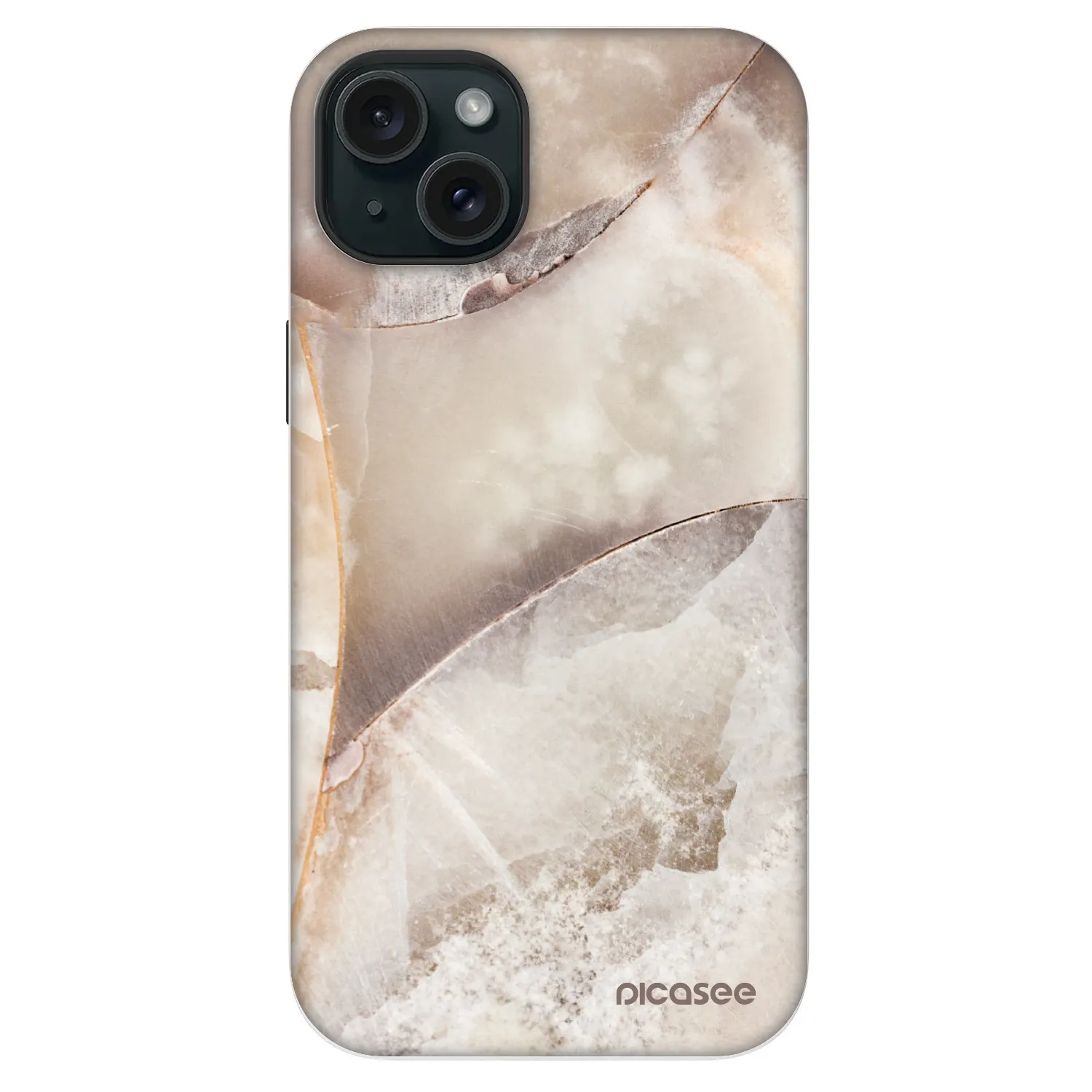 Picasee Fashion Case MagSafe na Apple iPhone 14 Plus - Cream marble