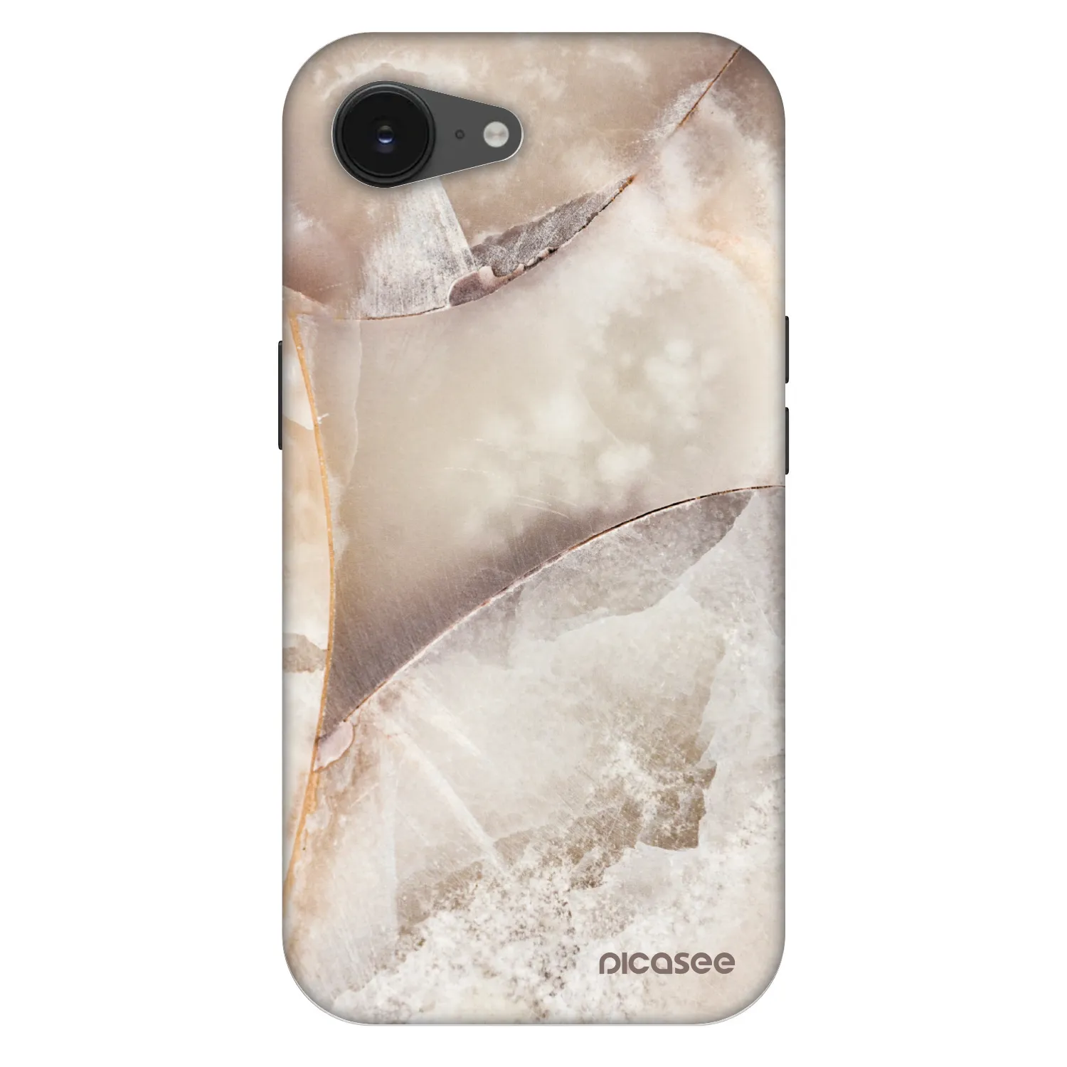 Picasee Fashion Case MagSafe na Apple iPhone 16e - Cream marble
