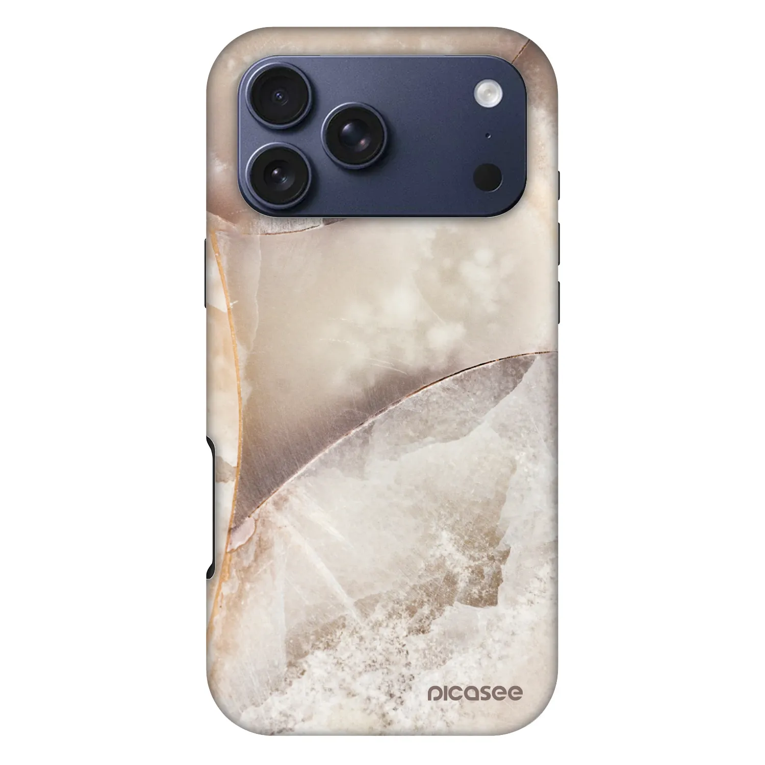 Picasee Fashion Case MagSafe na Apple iPhone 17 Pro Max - Cream marble