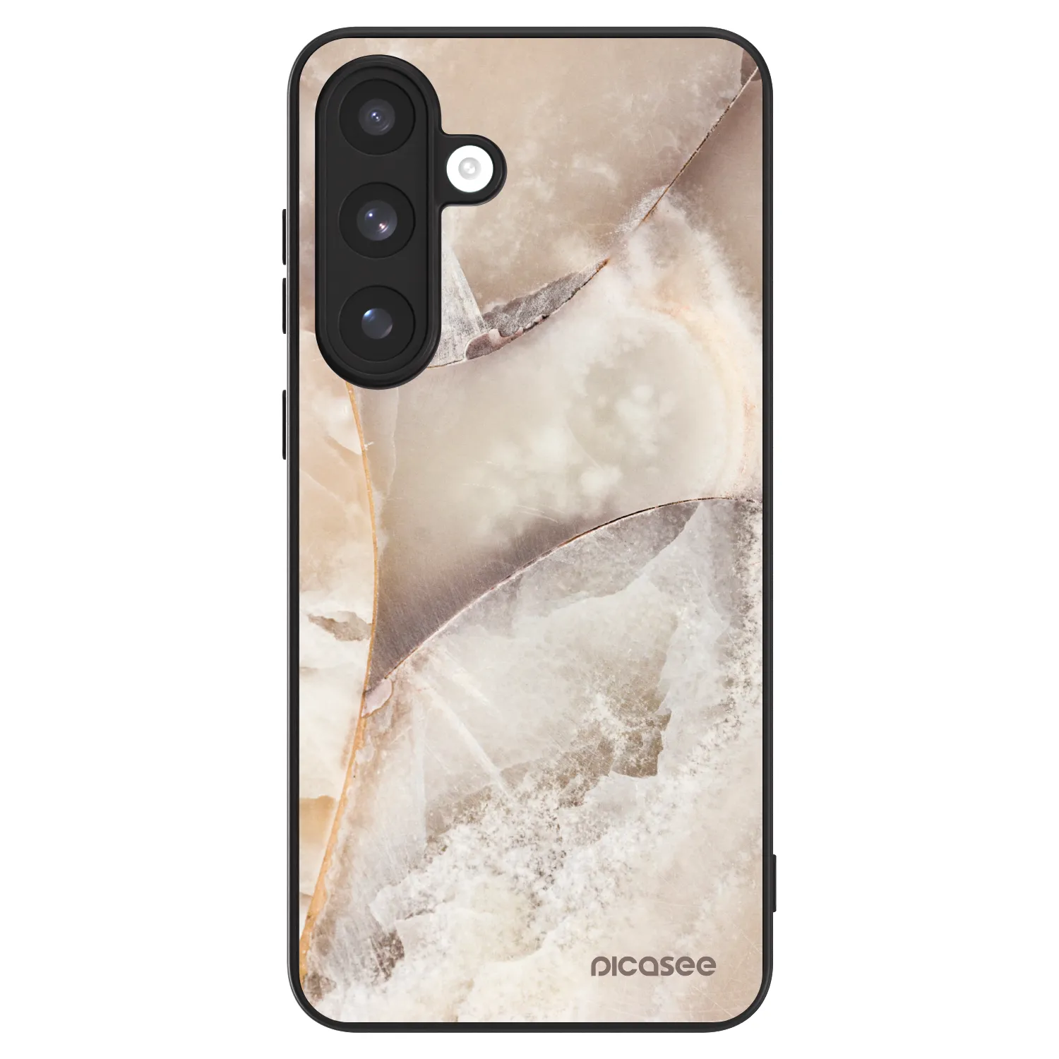 Picasee ULTIMATE CASE PowerShare pro Samsung Galaxy S25 FE 5G - Cream marble