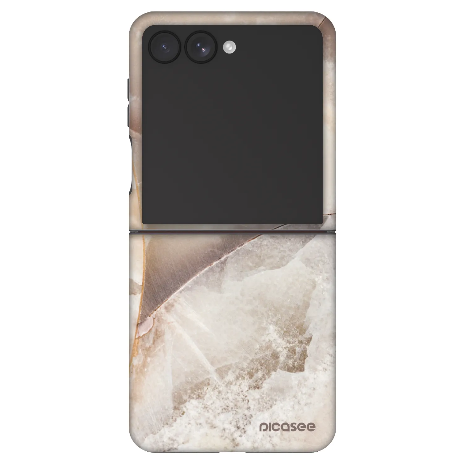 Picasee Fashion Case na Samsung Galaxy Z Flip7 5G - Cream marble