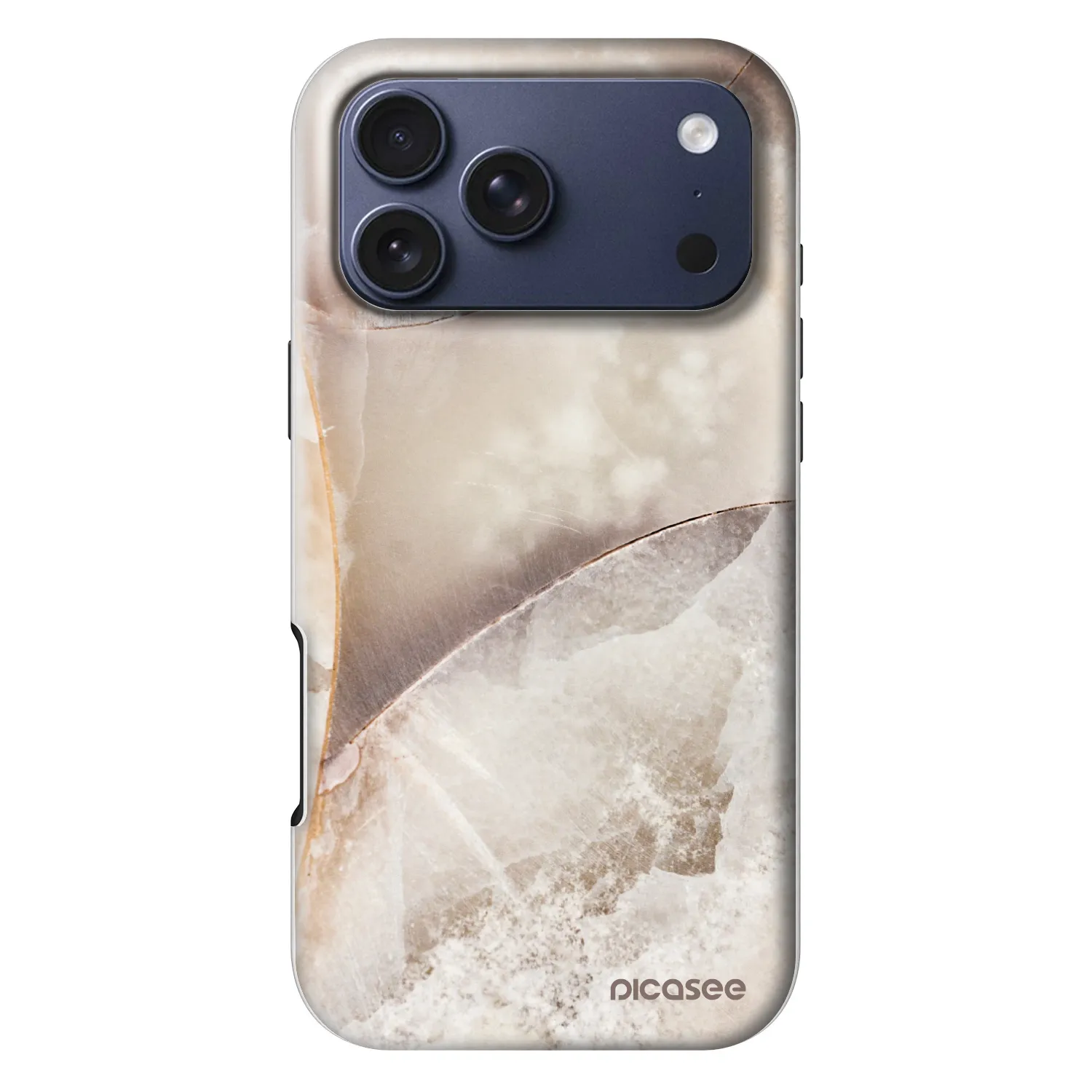 Picasee Fashion Case MagSafe na Apple iPhone 18 Pro Max - Cream marble