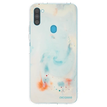 Picasee silikonowe przeźroczyste etui na Samsung Galaxy M11 - Splash