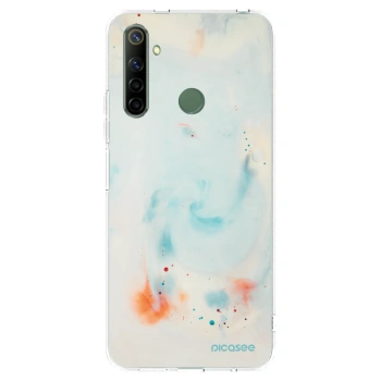 Picasee silikonowe przeźroczyste etui na Realme 6i - Splash