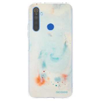 Picasee silikonowe przeźroczyste etui na Realme 5 - Splash