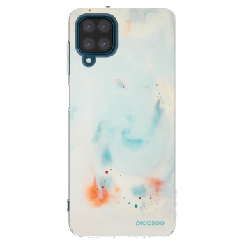 Picasee silikonowe przeźroczyste etui na Samsung Galaxy A12 A125F - Splash