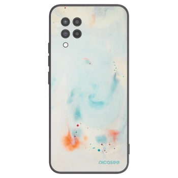 Picasee silikonowe czarne etui na Samsung Galaxy A42 A426B - Splash