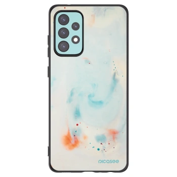Picasee silikonowe czarne etui na Samsung Galaxy A72 A725F - Splash