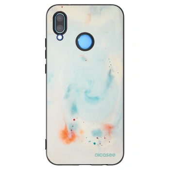 Picasee silikonowe czarne etui na Huawei P20 Lite - Splash