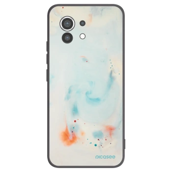Picasee silikonowe czarne etui na Xiaomi Mi 11 - Splash