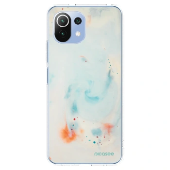 Picasee silikonowe przeźroczyste etui na Xiaomi Mi 11 Lite - Splash