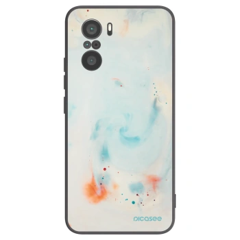 Picasee silikonowe czarne etui na Xiaomi Poco F3 - Splash