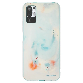 Picasee silikonowe przeźroczyste etui na Xiaomi Redmi Note 10 5G - Splash