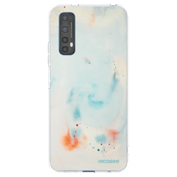 Picasee silikonowe przeźroczyste etui na Realme 7 - Splash
