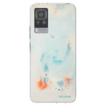 Picasee silikonowe przeźroczyste etui na Vivo X60 Pro 5G - Splash