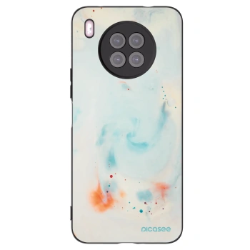 Picasee silikonowe czarne etui na Huawei Nova 8i - Splash