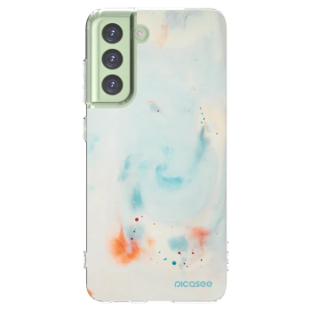 Picasee silikonowe przeźroczyste etui na Samsung Galaxy S21 FE 5G - Splash