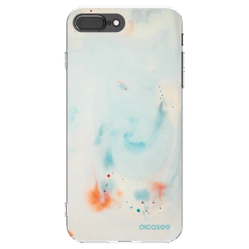 Picasee silikonowe przeźroczyste etui na Apple iPhone 7 Plus - Splash